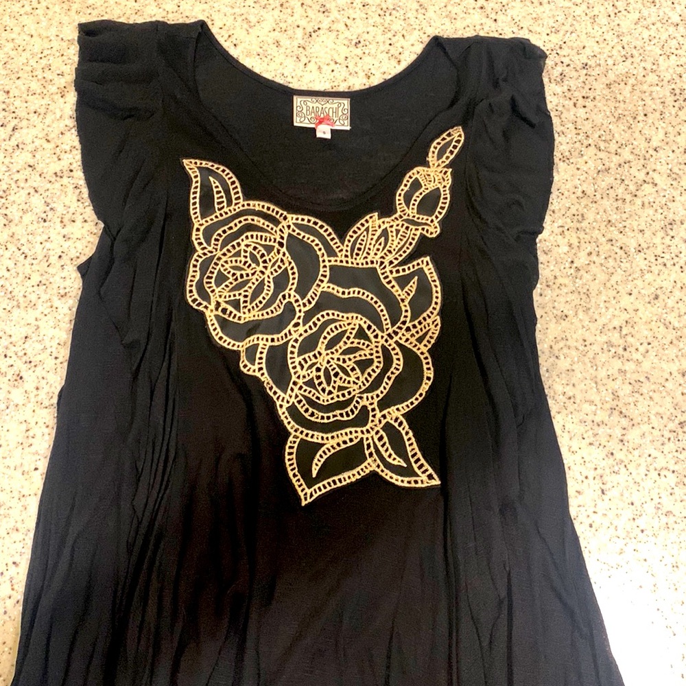 Anthropologie sleeveless blouse (size small)